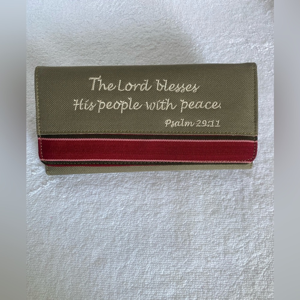 Prada Olive Green Canvas Wallet‎